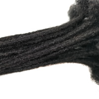 Extensions de Dreadlocks en Cheveux Humains 0,6 cm 0,8 cm Naturelles à Tresser au Crochet pour Homme – Lot de Dreads Afro Vierge