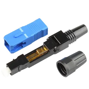 Schnelle versorgung fc/sc/lc/st schnelle stecker mit fiber optic adapter