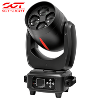 Projecteur LED rotatif à 4 yeux 4x40W RGBW Mini Moving Head avec effet stroboscopique 1-20Hz pour théâtre, mariage et événements