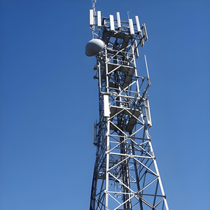 Tháp viễn thông mạng tự hỗ trợ để truyền tín hiệu di động và <span class=keywords><strong>Internet</strong></span> 5g - Product Image 6