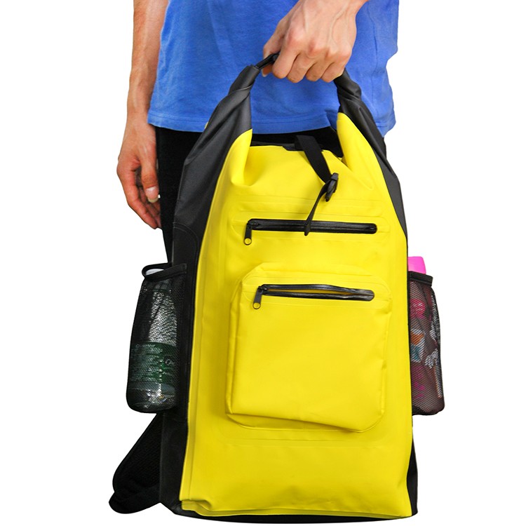 10% Off Custom Outdoor Waterproof 30L 40L 50L 60L 500D PVC Hiking Camping Dry Bag Backpack