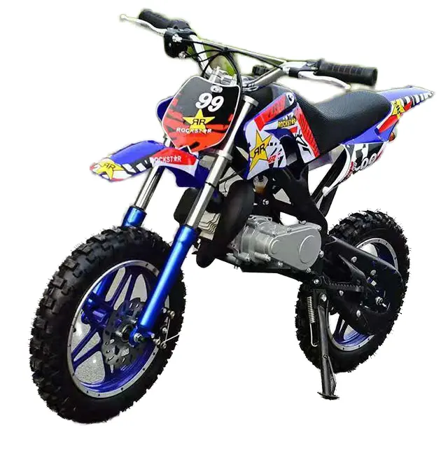 Preço de fábrica motocicleta infantil 50cc moto a gasolina para venda