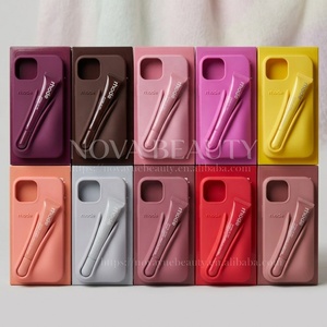 rhode Vente en gros : Ensemble Coque iPhone et Gloss à Lèvres avec Coque de Téléphone en Silicone, Protection Intégrale 360°, Couleur Hydratante et Repulpante pour Femme - Product Image 1