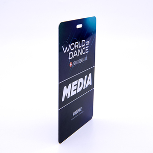 Tarjeta de nombre de tamaño puede ser personalizado PVC material de la tarjeta de nombre de doble cara de impresión a todo color - Product Image 5