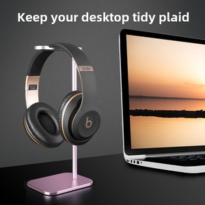 <span class=keywords><strong>EJT</strong></span>. Aluminium-Legierung Over-Ear Gaming E-Sports Kopfhörerständer Z9 Verstellbarer Tragbarer Umweltfreundlicher Desktop-Halter - Product Image 3