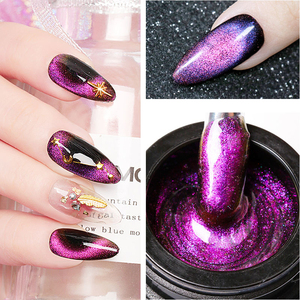 Esmalte de Gel UV con Purpurina Efecto Ojo de Gato de Súper Adhesión, Acabado Brillante de Larga Duración para Salón de Uñas Profesional y Uso Doméstico DIY - Product Image 2