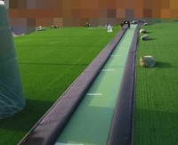 ACT Durable 10mm Tapis amortisseur en mousse TPE haute densité pour gazon artificiel, football, pelouse, jardin et aménagement paysager