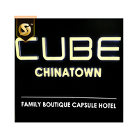 Fabrication chinoise 3D Caractères Lumineux Affichage Mené Professionnel Fabricant de Signe lettres en mousse lettres de canal Led lettres
