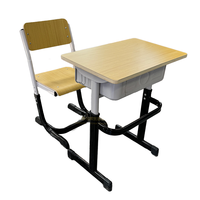Mobilier scolaire bon marché Pupitres Escolares Table et chaises de bureau et de chaise d'école à hauteur réglable pour enfants et étudiants