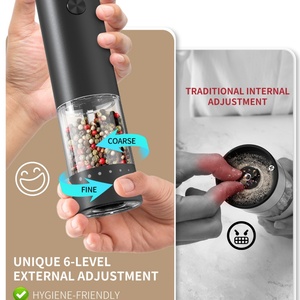 Factory Modern Plastic Mill Salt and <b>Pepper</b> <b>Grinders</b> Electric Spice Salt <b>Pepper</b> <b>Grinder</b> Automatic Salt And <b>Pepper</b> <b>Grinder</b> - Product Image 3
