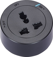 Prise murale intelligente pour maison connectée 110-240V, montage en surface, amovible, française, avec rail USB