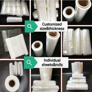 Filme Termoencolhível de PVC Transparente Personalizável, Plástico Perfurado para Embalagem de Garrafas, Potes e Caixas, Selagem Solúvel em Água para Embalagens - Product Image 3