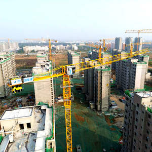 Grúa Torre Sin Cabina DAHAN QTZ125-6015 de 8/10 Toneladas, Motor de 200m, Grúa de Construcción de Alta Eficiencia para Renovación de Barrios en Binzhou - Product Image 3