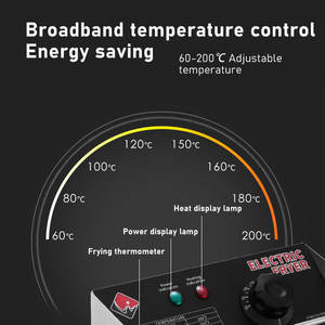 WINNERS Vente à chaud <span class=keywords><strong>Friteuse</strong></span> industrielle électrique en acier inoxydable à double réservoir 6l + 6l <span class=keywords><strong>Friteuse</strong></span> commerciale pour <span class=keywords><strong>frites</strong></span> - Product Image 3