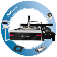 Machine de découpe laser à fibre industrielle CNC 3015 pour tubes, tôles et plaques métalliques 1500W 2000W 3kW 6kW à prix abordable