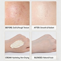 Crème Teintée Luxe pour la Peau, Lissante et Multi-Usages, Booster d'Éclat avec Poudre de Perle, Collagène, Niacinamide et Peptides