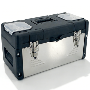 Ningbo Factory Guter Preis Tragbar 13-20 Zoll Metall Eisen Kunststoff Werkzeug kasten Hardware Reparatur werkzeug Aufbewahrung koffer Organizer Werkzeug kasten - Product Image 1