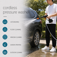 Nettoyeur haute pression 800 PSI, 20 V, sans fil, portable, 4,0 Ah, machine de lavage de voiture, pour le nettoyage de voitures, de jardins, de patios et d'espaces extérieurs