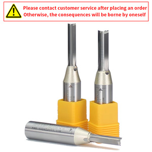 アーデン 0124 TCT ストレートルータービット 3スロット TCT ストレート溝切りフライス 1/2インチシャンク CNCルータービット 木材/木工用 - Product Image 4