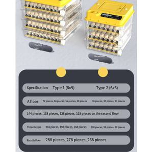 Incubateur d'œufs entièrement automatique à taux d'éclosion élevé (48-288 œufs) avec retournement automatique et remplissage externe pour économie d'énergie - Product Image 4