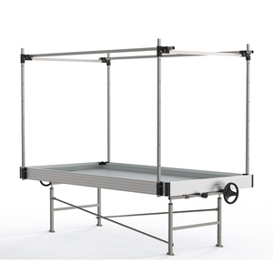 Mesa <span class=keywords><strong>de</strong></span> cultivo hidropónico <span class=keywords><strong>de</strong></span> invernadero con bandejas <span class=keywords><strong>de</strong></span> cultivo, bancos rodantes para plantas comerciales, mesa <span class=keywords><strong>de</strong></span> cultivo <span class=keywords><strong>de</strong></span> invernadero - Product Image 2