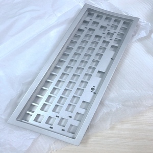 OEM Gia Công Nhà Máy Nhôm Bàn Phím Board <span class=keywords><strong>CNC</strong></span> Gia Công Tùy Chỉnh Nhôm Bàn Phím Cơ Khí Trường Hợp - Product Image 2