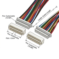 Câble assemblé JST SHD 1.0, longueur et calibre de fil personnalisés, options 7P pour appareils électroménagers et machines, support OEM/ODM, échantillons gratuits