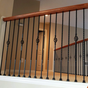 Modernes Design Schmiedeeisen Treppe Balkon Baluster & Geländer Treppen renovierung Einfach zu installieren - Product Image 4