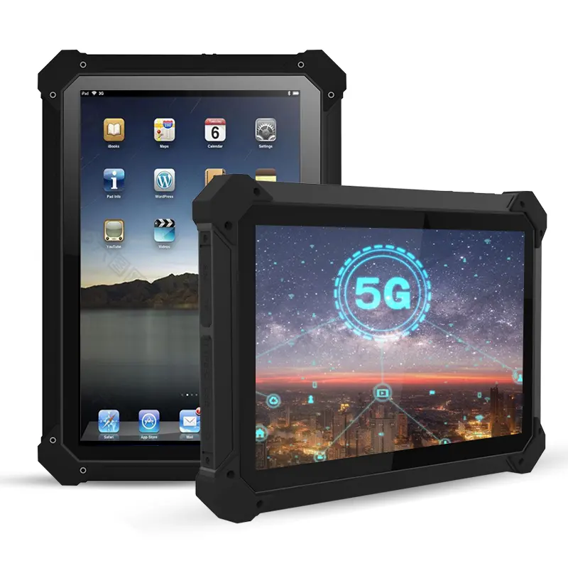 Taxi Bus Outdoor Rugged Industrial Rfid And Biometric 6GB RAM 128GB ROM 10inch Tablet with Wifi 5G
