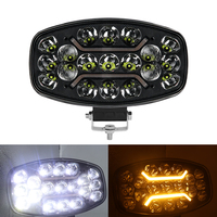 Lampe de camion LED de 9 pouces, feux de voiture, phare LED pour Jeep Grand Cherokee, barre de lampe tout-terrain LED sur le toit, 12v 24v, haute luminosité
