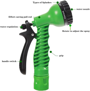 Tuyau d'arrosage de jardin en <span class=keywords><strong>EVA</strong></span> de qualité supérieure 3/8"ID (9,5x12,7 mm) - Flexible, compact, pour l'irrigation et l'utilisation en extérieur - Product Image 2