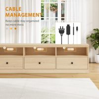 Meja TV Kayu MDF Modern Desainer Kaki Runcing Ramah Lingkungan Pusat Hiburan Multi-Fungsi Kabinet Ruang Tamu Premium