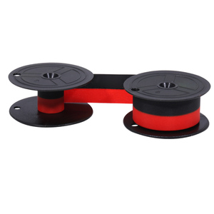 Ruban de machine à écrire à double bobine GR24 noir/rouge compatible avec l'usine, pour calculatrices EPSON GR41 GR42 <span class=keywords><strong>CANON</strong></span> EP102 MP11DX MP1210D - Product Image 1