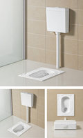 WC à la turque moderne en porcelaine antidérapant de Chaozhou avec abattant à fermeture douce et garantie de 5 ans