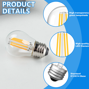 Lampadina E26/E27/C35 elettrica con sorgente di luce SMD per applicazioni da giardino espirante a LED <span class=keywords><strong>Edison</strong></span> ad alta efficienza energetica - Product Image 3