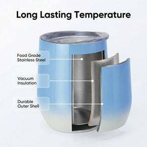 Vaso Térmico <span class=keywords><strong>de</strong></span> Boca Ancha <span class=keywords><strong>de</strong></span> 12 oz, Doble Pared, Material Libre <span class=keywords><strong>de</strong></span> BPA, Acero Inoxidable, Aislamiento al Vacío, para <span class=keywords><strong>Café</strong></span> y Viajes - Product Image 6