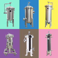 Housing Filter Multi-Bag Industri OEM Kustom Baru dari Baja Tahan Karat 304/316 dengan Akurasi Filtrasi Tinggi untuk Makanan dan Minuman