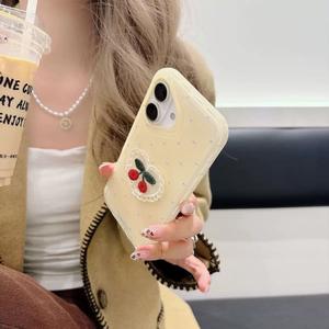 Piccola ragazza fresca ciliegia <span class=keywords><strong>per</strong></span> iphone16pro custodia del telefono carina <span class=keywords><strong>per</strong></span> Apple 15promax/14 tutto incluso - Product Image 5