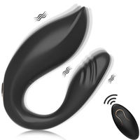 OEM Neuer Kabelloser Ferngesteuerter Biegsamer Rotationsvibrator Tragbare Vibrierende Unterwäsche U-förmiges Liebeskugel-Ei Erotikprodukt für Erwachsene