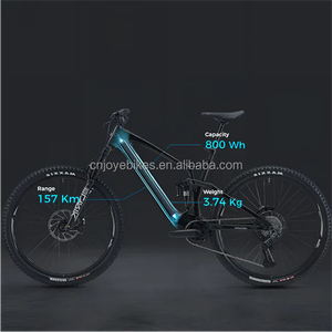 Ensemble de cadre de VTT en fibre de carbone léger, vélo électrique Teewing Turbo Force avec moteur et batterie - Product Image 4