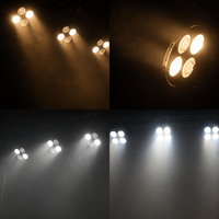 Projecteur PAR LED COB 4x50W, étanche IP65, 3000K 6500K, gradation 0-100%, DMX512, éclairage de scène extérieur pour événements et concerts