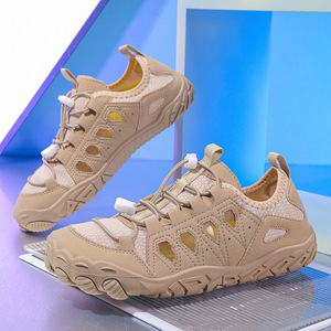 Chaussures de marche ventilées à séchage rapide, sandales ajourées à lacets réglables, résistantes aux chocs, chaussures décontractées à la mode, parfaites pour le bord du lac et - Product Image 4