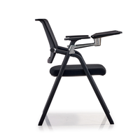 Chaise pliante de salle de formation de bureau de meubles d'école universitaire arrière en plastique d'usine avec des roues
