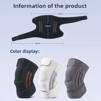 Genouillère de soutien à rotule ouverte de style moderne pour le soulagement des douleurs au genou et de l'arthrite, genouillères souples et flexibles en néoprène pour la course et le basketball