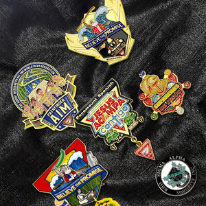 ニューエクスプローラー・ポートランド・オレゴン・パスファインダー・クラブは、金メッキの金属製カスタムバッジピンを発表する予定だと信じています - Product Image 2