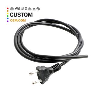 สายไฟปลั๊ก<span class=keywords><strong>2</strong></span>ขาที่ได้รับการรับรองจากบราซิลสำหรับเครื่องยืดผมและชิ้นส่วนคอมพิวเตอร์-สายจ่ายไฟกระแสสลับ1.5เมตร - Product Image 1