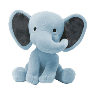 Customized Soft Plush <strong>Elephant</strong> Toy With Stuffed Animals OEM Design LOGO Blue <strong>Elephant</strong> Plush Toy <strong>Gifts</strong> for Kids - Product Image 1