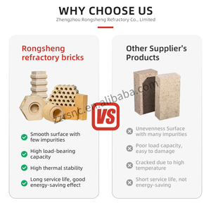 Ladrillos de alúmina resistentes al ácido y álcali de alta resistencia Ladrillo refractario a prueba de fuego para hornos - Product Image 3