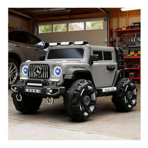 Voiture électrique pour enfants 2-4 ans, double moteur 390, phares LED Halo, batterie 12V7Ah, plastique durable, siège spacieux, balancement doux - Product Image 1