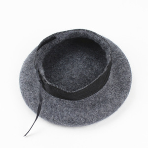 Beret Women 100% Wool Adjustable <b>Head</b> Circumference Casual Spring Autumn European <b>Style</b> Hat - Product Image 5